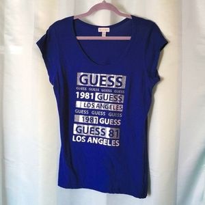 Blue Guess Shirt